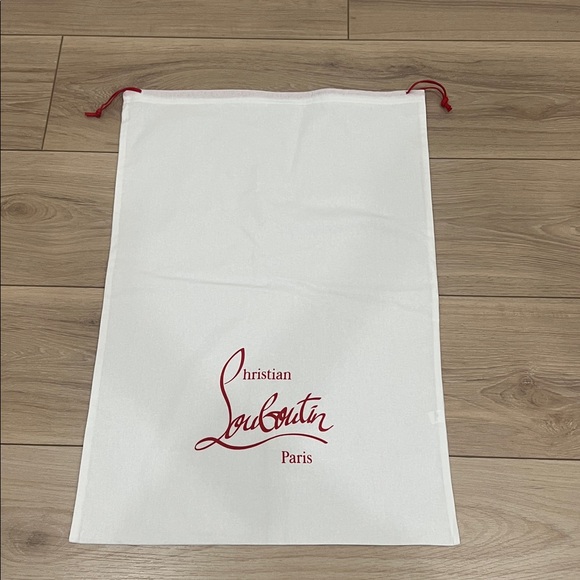 Christian Louboutin Boot Box, 2 Dust Bags & Embossed Tissue - Picture 9 of 10